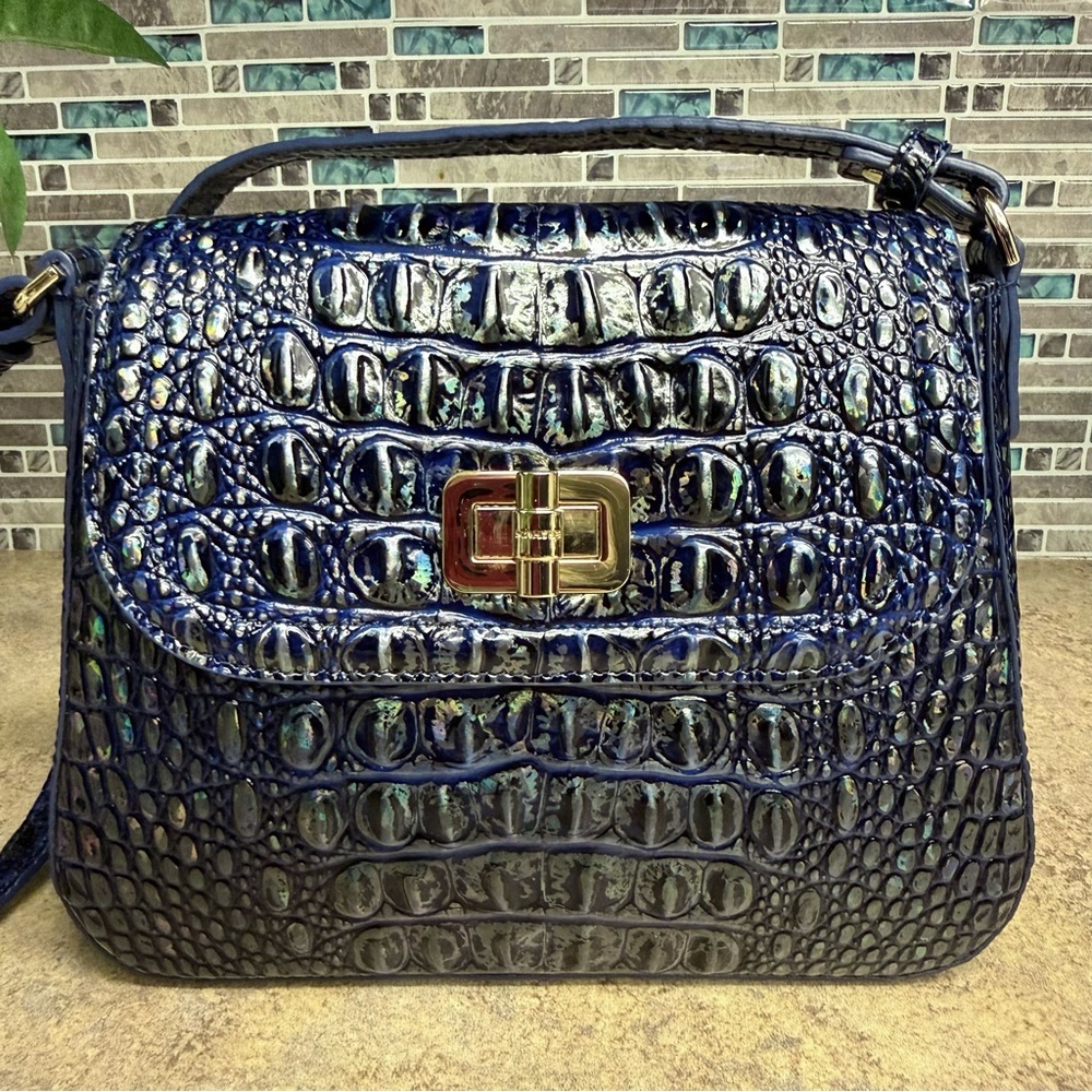 NWT Brahmin Gianna Royal Blue purse - Picture 3 of 9